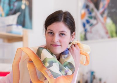 1. Me in my studio. Photo credits Mihaela Ardei