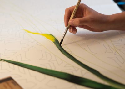 44. Silk painting detail. Photo credits Mihaela Ardei