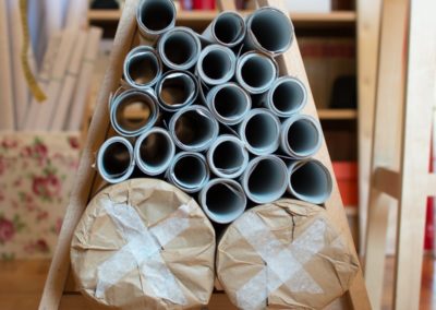 6. Steaming paper detail. Photo credits Mihaela Ardei